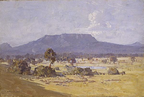 Arthur streeton Land of the Golden Fleece